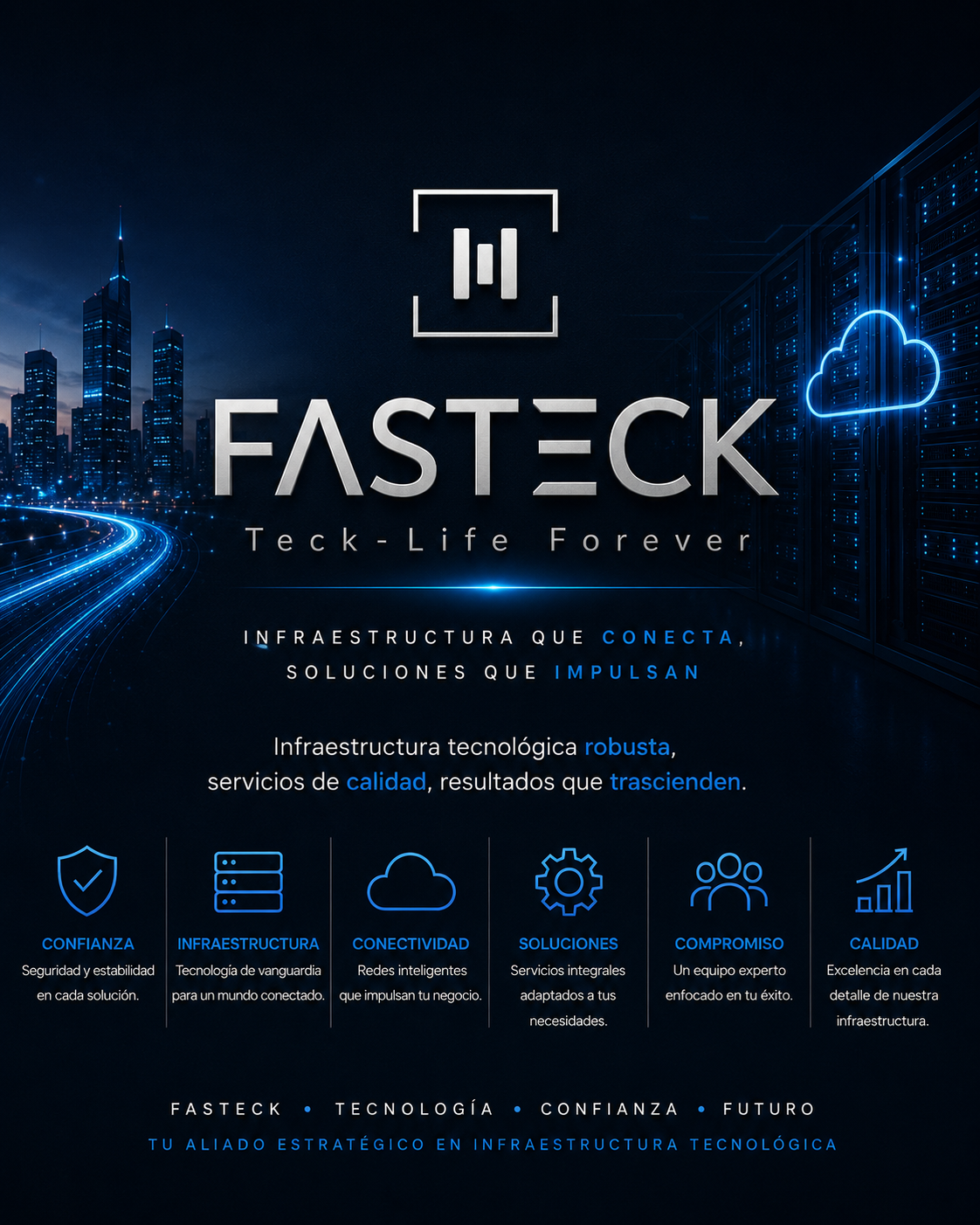 Gabinete de comunicaciones instalado por FASTECK